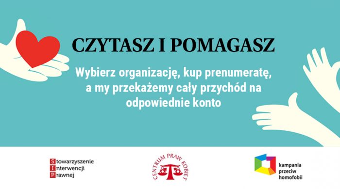 „Czytasz i pomagasz” – nowa akcja charytatywna Gazety Wyborczej