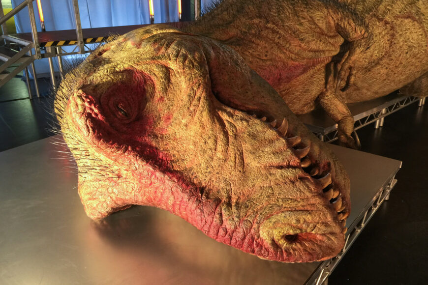 Blok programowy o dinozaurach w National Geographic