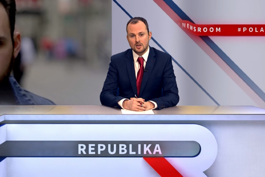 Telewizja Republika z codziennym serwisem informacyjnym po angielsku