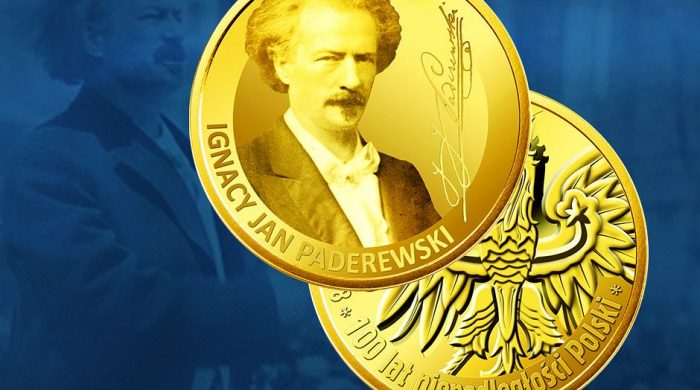 Numizmat z wizerunkiem Paderewskiego w środę z „Gazetą Wyborczą”