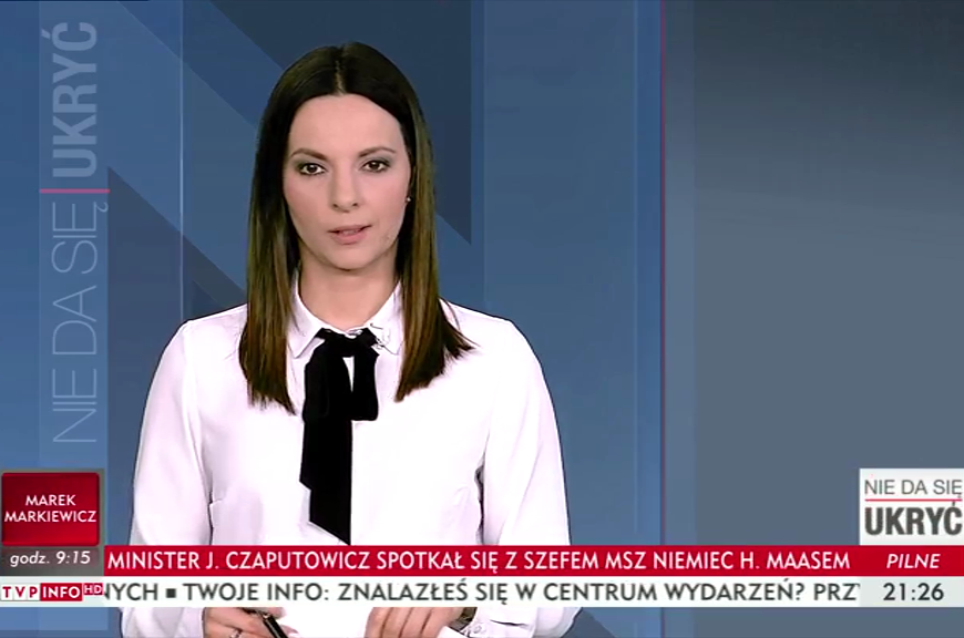 Magdalena Wierzchowska prowadzącą „Nie da się ukryć”