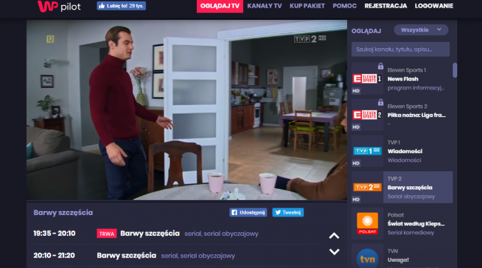 Kanały telewizyjne z WP Pilot dostępne w całej Unii Europejskiej