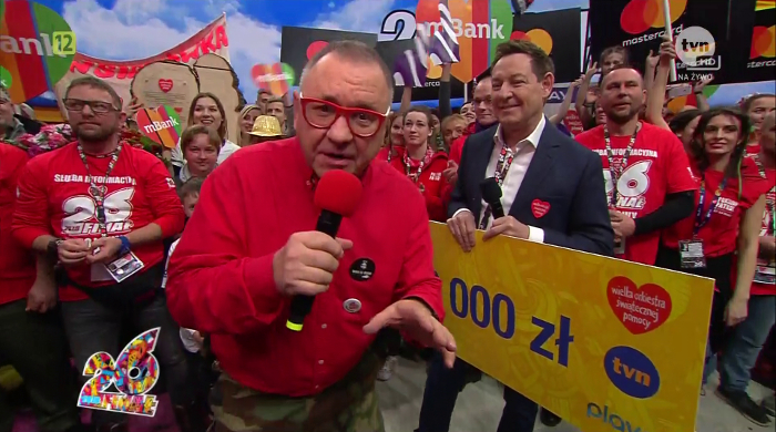 27. Finał Wielkiej Orkiestry Świątecznej Pomocy na antenach Grupy TVN
