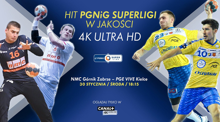 Mecz PGNiG Superligi po raz pierwszy w 4K UHD w nc+