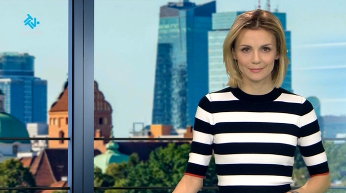 Joanna Dunikowska-Paź prowadzącą „Express” TTV