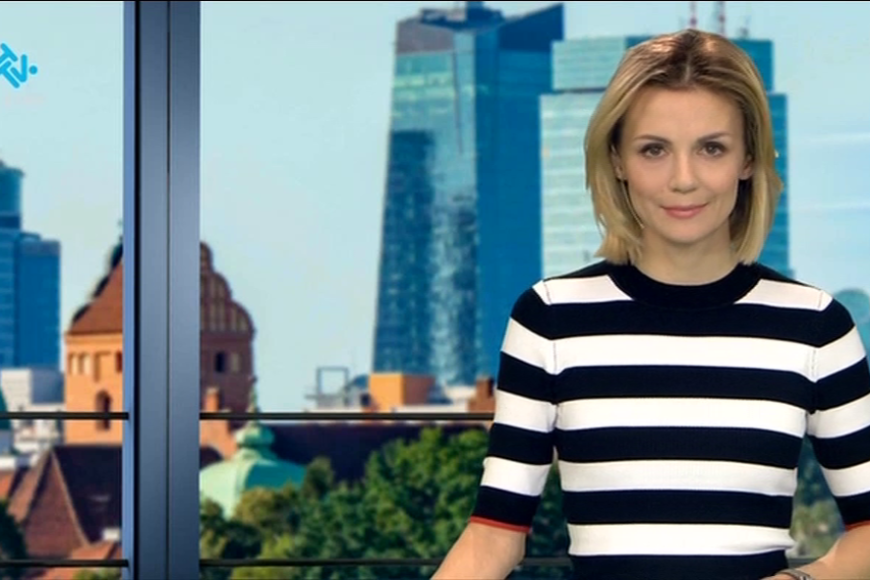 Joanna Dunikowska-Paź prowadzącą „Express” TTV