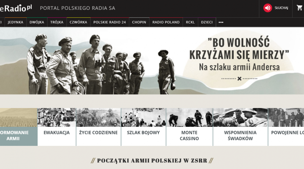 Serwis Polskie Radio o bitwie pod Monte Cassino
