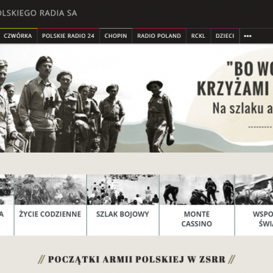 Serwis Polskie Radio o bitwie pod Monte Cassino