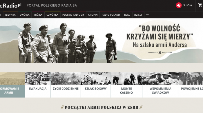 Polskie Radio uruchomiło serwis specjalny o bitwie pod Monte Cassino