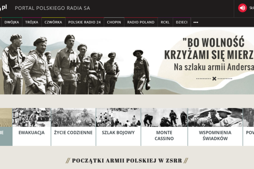 Polskie Radio uruchomiło serwis specjalny o bitwie pod Monte Cassino