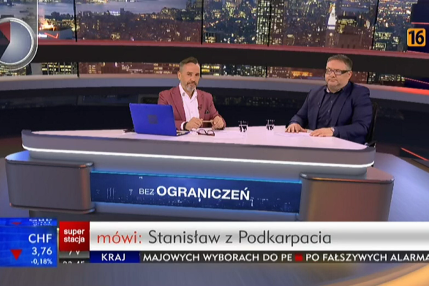Mirosław Oczkoś komentatorem w „Bez ograniczeń” w Superstacji