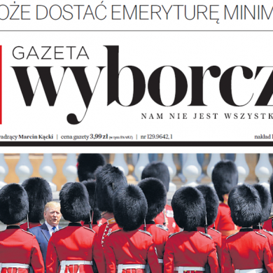 Okładka Gazety Wyborczej
