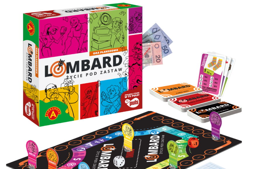 Firma Alexander stworzyła grę planszową na podstawie serialu „Lombard. Życie pod zastaw”