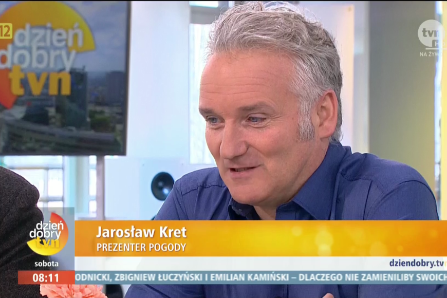 Jarosław Kret dołączy do redakcji pogody Telewizji Polsat