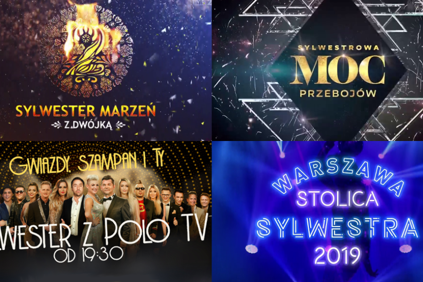 Sylwester 2019 w TVP, Polsat, TVN i Polo TV. Kto wystąpi?