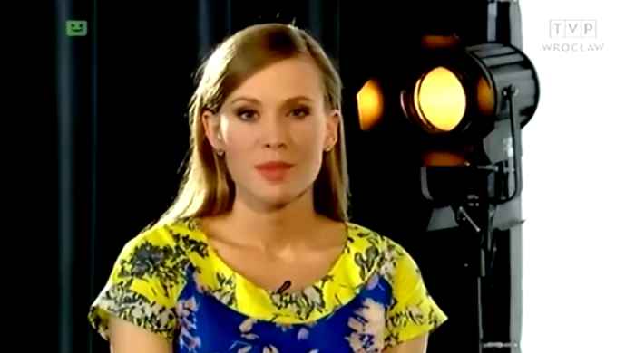 Aleksandra Rosiak prowadzącą „Pierwsze śniadanie w TOKu”