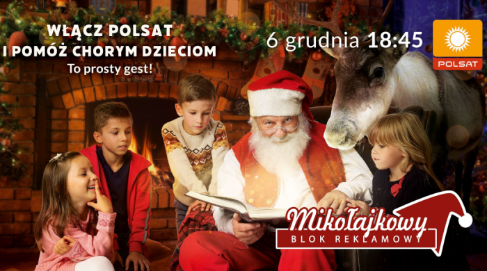 Siedemnasta edycja Mikołajkowego Bloku Reklamowego 6 grudnia w Polsacie