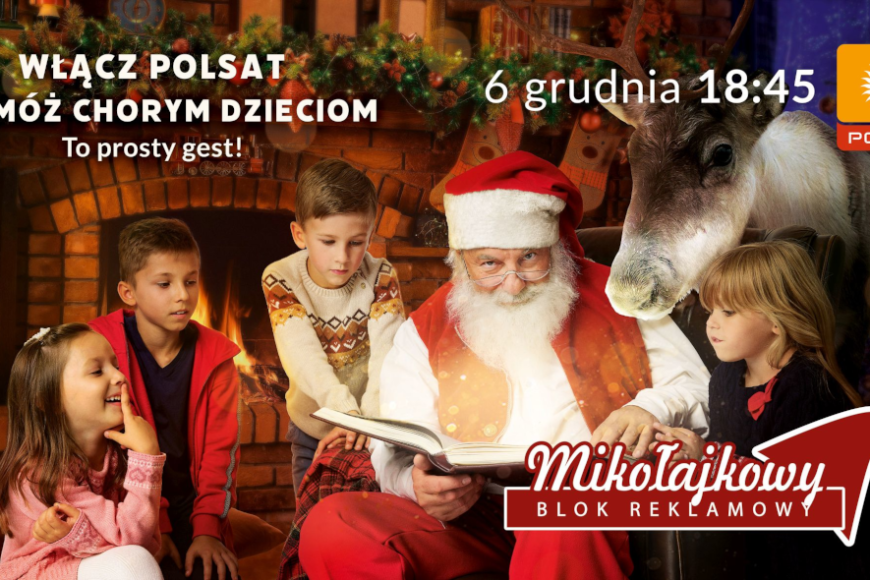 Siedemnasta edycja Mikołajkowego Bloku Reklamowego 6 grudnia w Polsacie