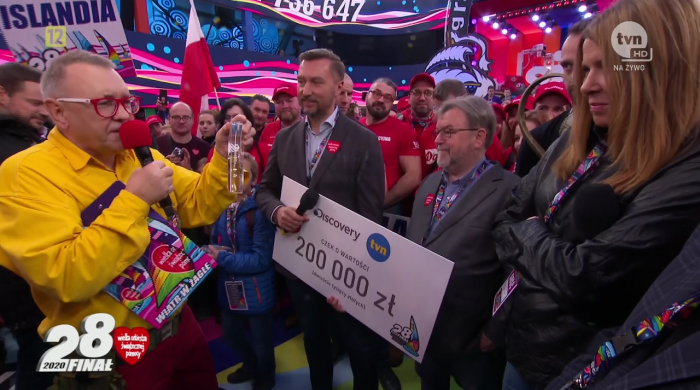 Wielka Orkiestra Świątecznej Pomocy gra po raz 29. Głównym partnerem telewizyjnym TVN Grupa Discovery