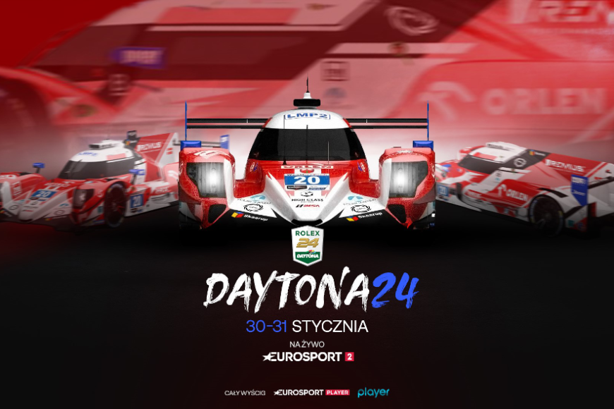 Wyścig Daytona24 z udziałem Roberta Kubicy na żywo w Eurosporcie i Player.pl
