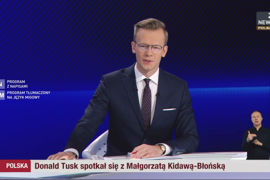 Przemysław Białkowski w gronie stałych prowadzących „Wydarzenia Wieczorne”