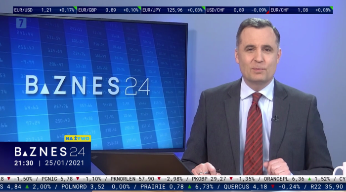 Biznes24 z wieczornym programem na żywo