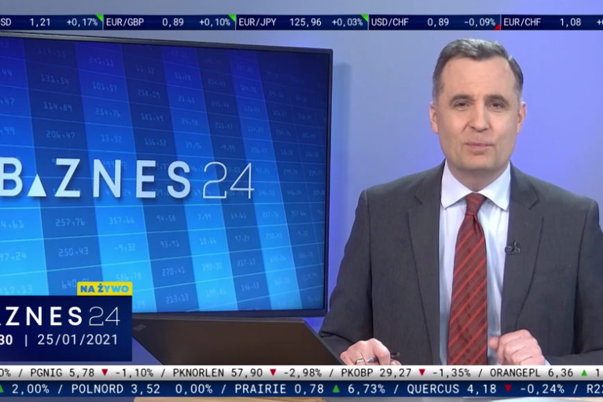 Biznes24 z wieczornym programem na żywo