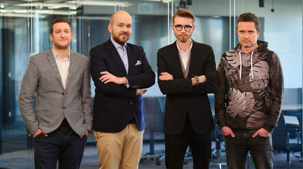 Szymon Jadczak, Patryk Słowik, Dariusz Faron i Patryk Michalski
