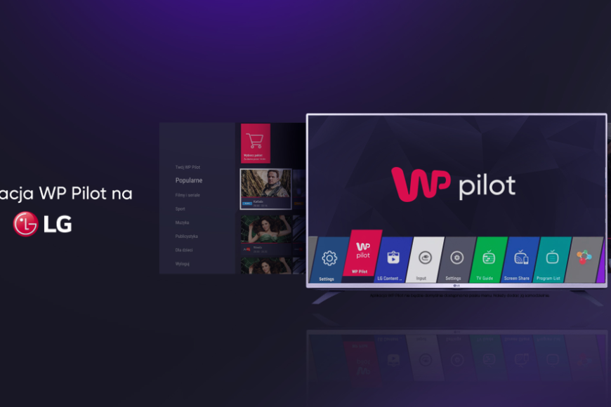 WP Pilot z aplikacją na LG Smart TV (WebOS)