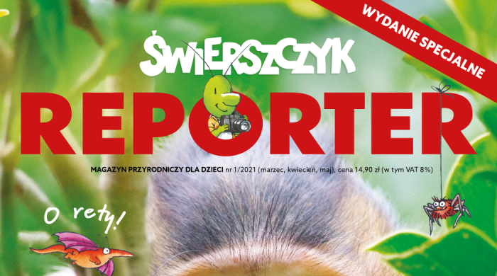 Magazyn popularnonaukowy dla dzieci „Świerszczyk. Reporter” w sprzedaży od 11 marca