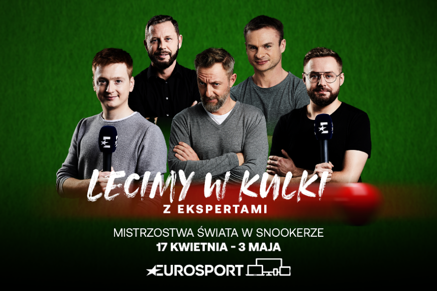 Mistrzostwa świata w snookerze od 17 kwietnia w Eurosporcie