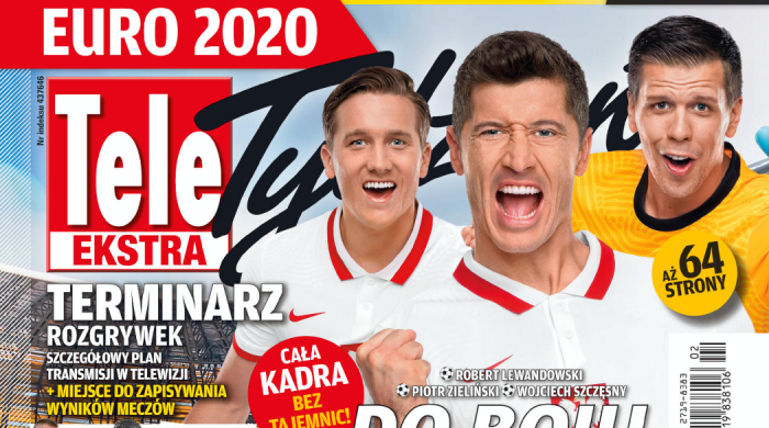 Terminarz i szczegółowy plan transmisji EURO 2020 w specjalnym wydaniu gazety Tele Tydzień