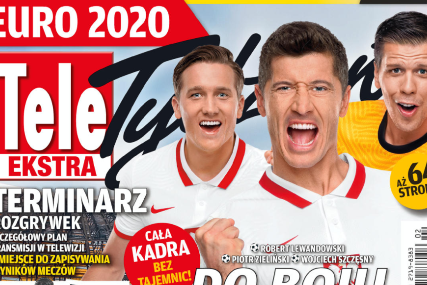 Terminarz i szczegółowy plan transmisji EURO 2020 w specjalnym wydaniu gazety Tele Tydzień
