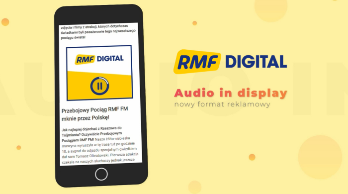 Audio in Display – nowy format reklamowy w Grupie RMF