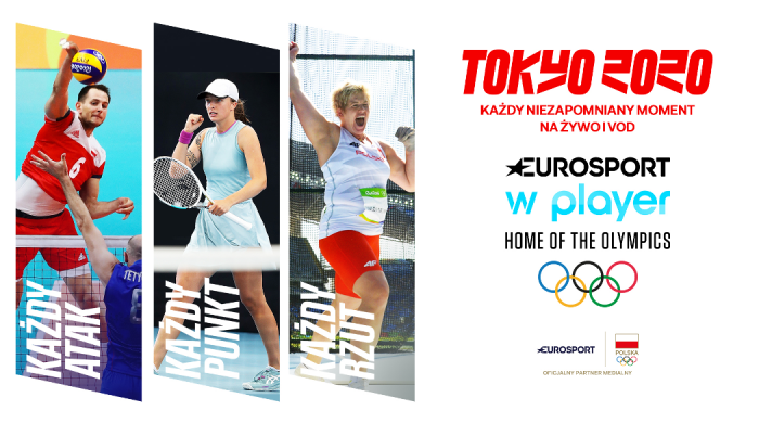 Igrzyska Olimpijskie Tokio 2020 w Eurosporcie na 9 kanałach oraz w stacji 4K