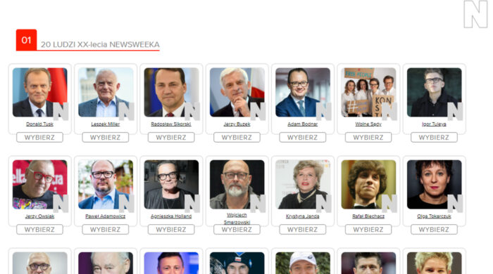 Rusza plebiscyt z okazji 20-lecia Newsweeka