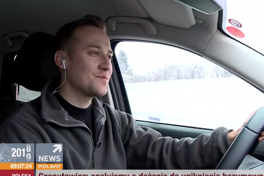 Łukasz Dubaniewicz prowadzącym Sport w Wydarzeniach 24