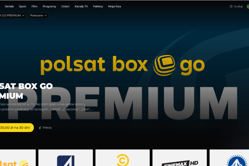 Polsat Box Go bez pakietu z produkcjami HBO Max