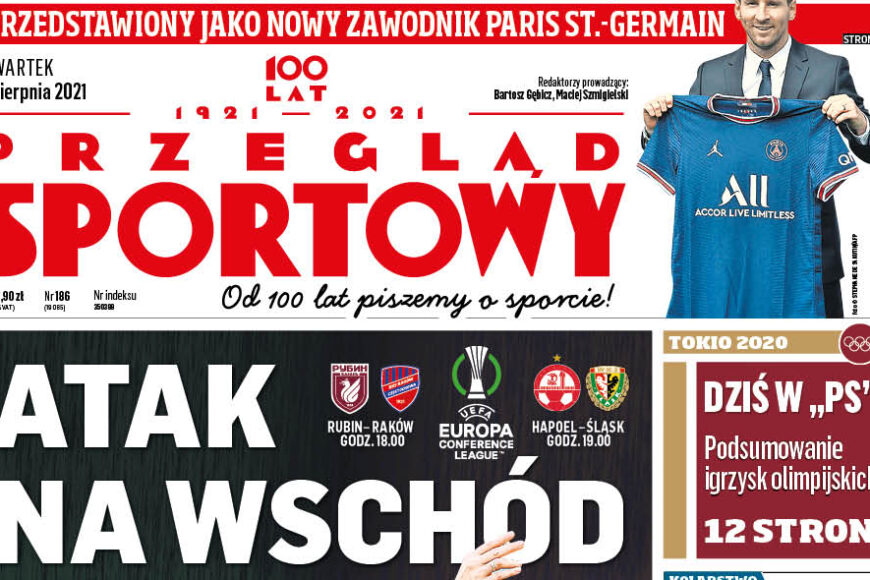 Przegląd Sportowy ze Skarbami Kibica o Bundeslidze i Premier League oraz dodatkiem podsumowującym Tokio 2020