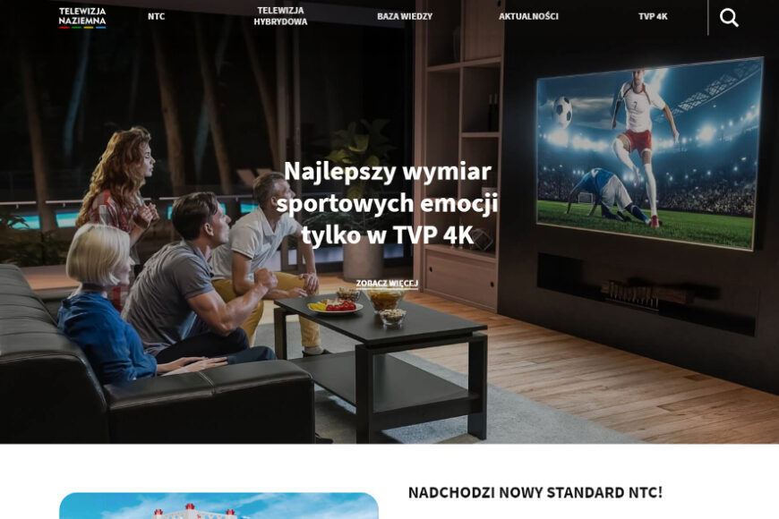 Ruszył specjalny portal Telewizji Polskiej poświęcony zmianom w NTC w 2022 roku
