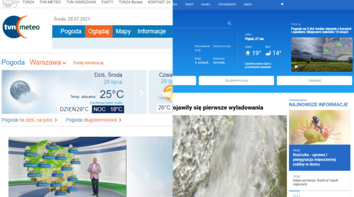 tvnmeteo.pl z odświeżoną stroną internetową