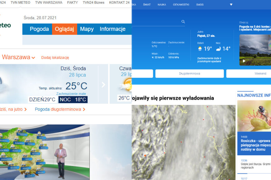tvnmeteo.pl z odświeżoną stroną internetową
