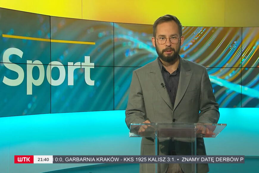 Mateusz Kuźniewski dziennikarzem sportowym Radia 357