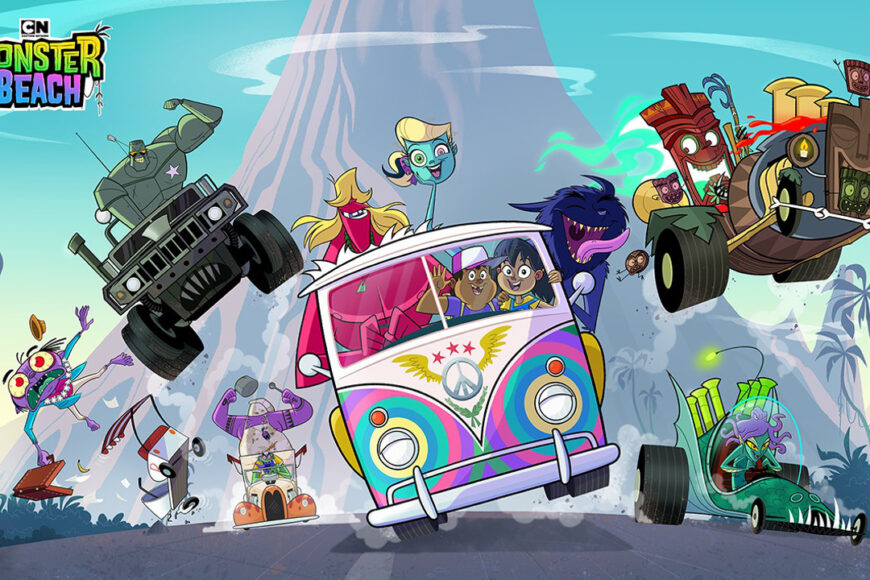 Premierowe odcinki „Monster Beach” od 6 grudnia w Cartoon Network
