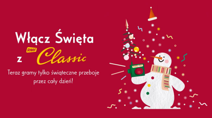 „Najpiękniejsza Muzyka na Święta” już od 1 grudnia w RMF Classic