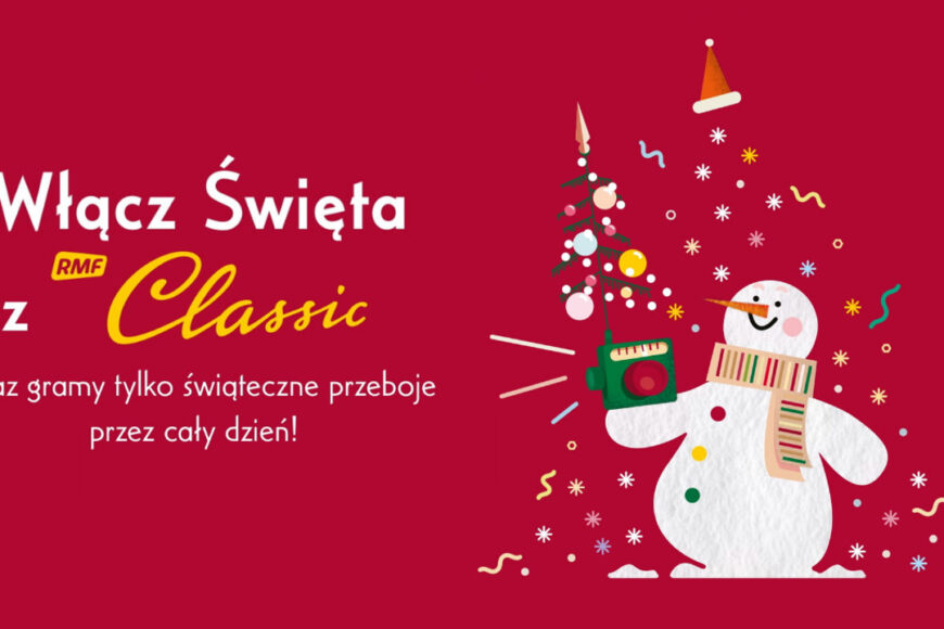 „Najpiękniejsza Muzyka na Święta” już od 1 grudnia w RMF Classic
