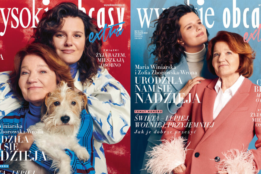 Grudniowe Wysokie Obcasy Extra z Marią Winiarską oraz Zofią Zborowską-Wroną na okładkach