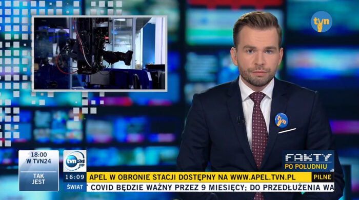 Otwarte okno TVN24 w kablówkach, platformach satelitarnych