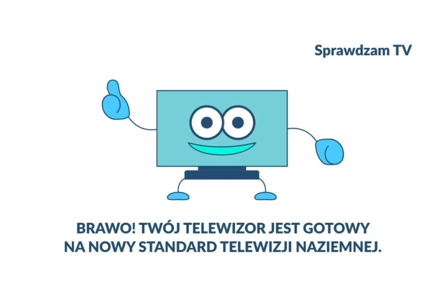 Kanał Sprawdzam TV na MUX3. TVP przypomina o zmianie standardu na DVB-T2 HEVC