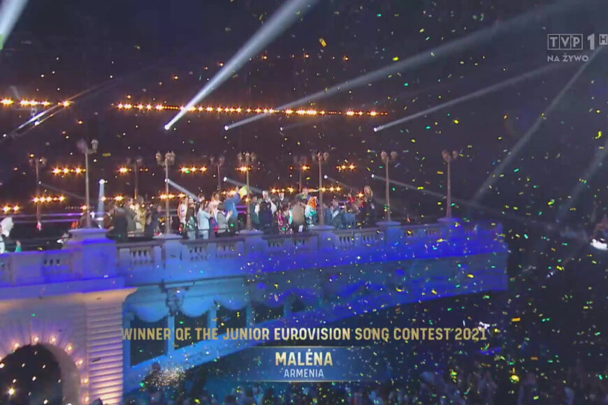 Malena z Armenii wygrała konkurs Eurowizja Junior 2021. Sara James druga